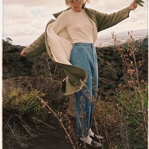 Micaela Greg Nico Pant in Mid Blue size XS